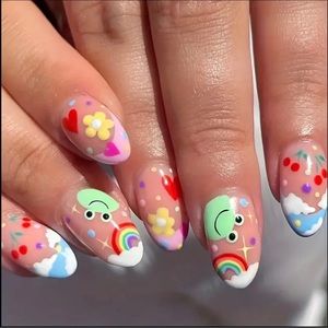 Press-On Nails with Epic Nail Art (Nail Glue Included!)